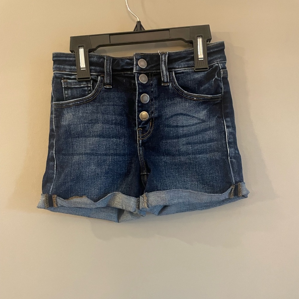 KanCan Denim Button Fly Jean Shorts Girls (YTH) Size 12!!